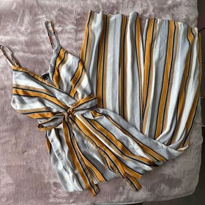 Discovery Striped Jumpsuit Large